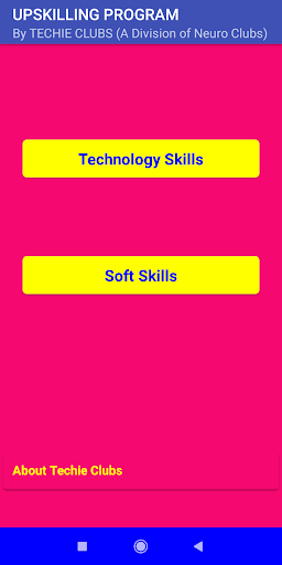 Android application Techie Clubs (English Version) screenshort