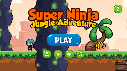 Android application Super Ninja Jungle Adventure screenshort