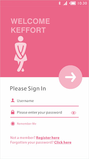 Android application Keffort (Hee) screenshort
