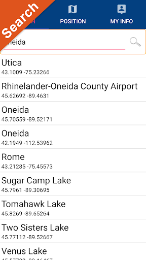 Oneida Lake GPS Map Navigator Screen 2