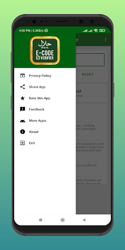 Halal E-Code Verifier Screen 2