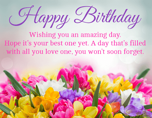 Happy Birthday Wishes Screen 2