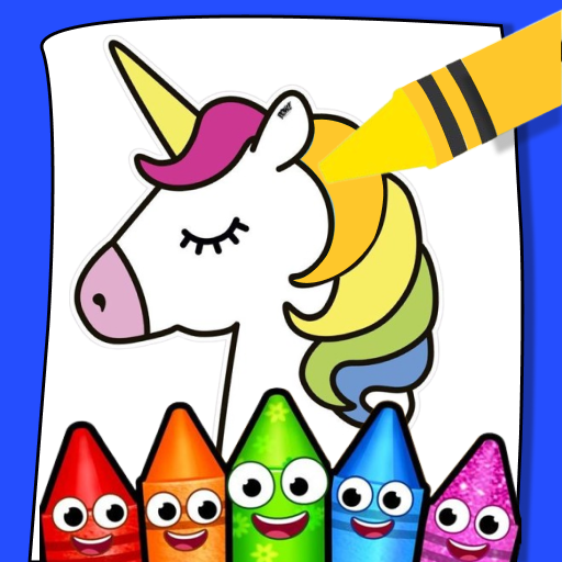 Coloring Games for Kids:Paint logo