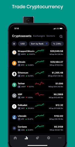 Cryptocurrency Trading Screen 3