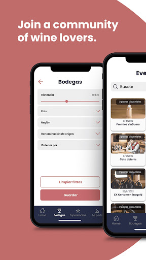 ENOLOVERS - App de Enoturismo Screen 2