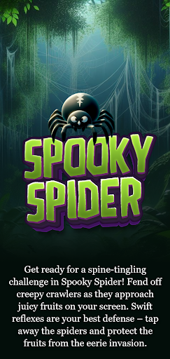 Android application Spooky Spider screenshort