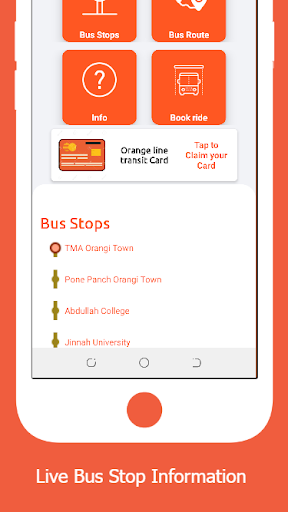 Orange Line Metro - Edhi Bus Screen 3