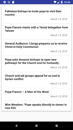 Daily Readings Screen 3