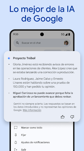 Google Chat screenshot 2