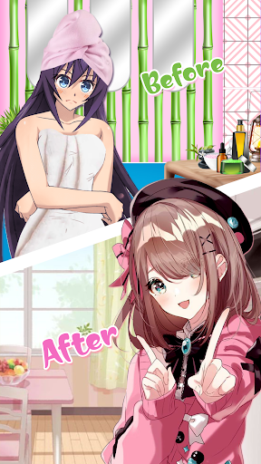Android application Anime Fashion Stylist Dress Up screenshort