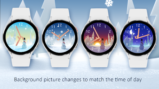 Christmas Snowman Watch Face screenshot 1
