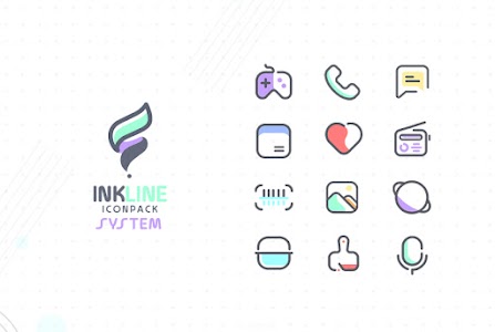 InkLine IconPack 1.7 (Patched)