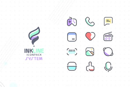 InkLine Icon Pack MOD APK 1.4 (Paid Unlocked) 1