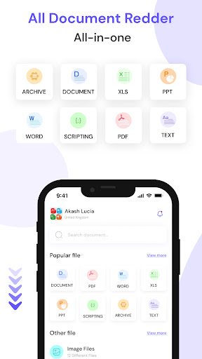 Android application All File Document: PDF Reader screenshort