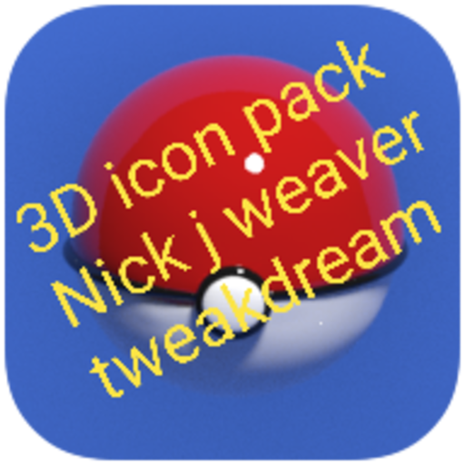 3D icon pack logo