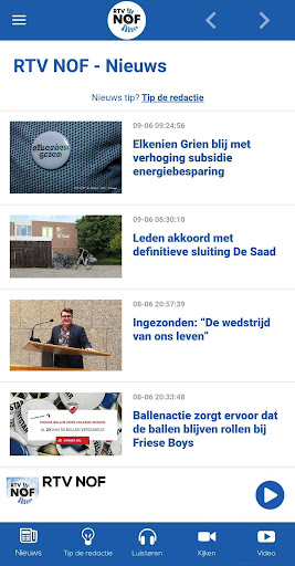 RTV NOF - Nieuws Screen 2