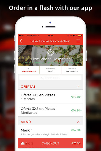 Pizza Virona Hospitalet Screen 2