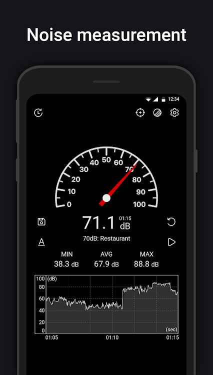 Sound meter : SPL & dB meter - 8.1 - (Android)