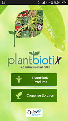 Android application PlantBiotix screenshort