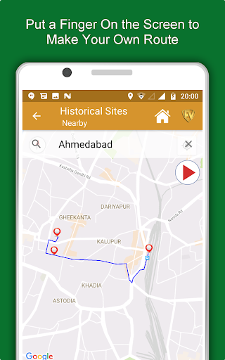 Screenshot of Historical Sites Travel & Expl