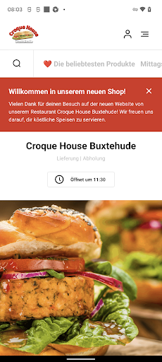Android application Croque House Buxtehude screenshort