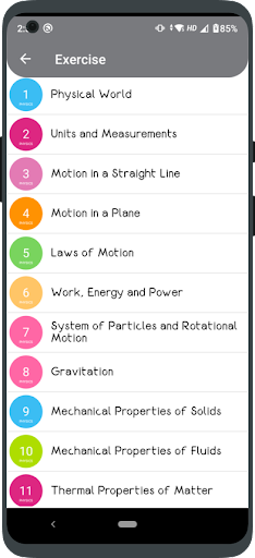 Class 11 Physics Solution Screen 2