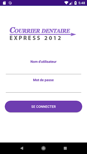 Android application Courrier Dentaire screenshort
