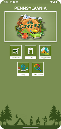 Pennsylvania Campgrounds Screen 2