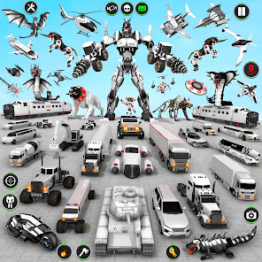 Police Robot Car Game 3d 1.56 APK + Mod (Unlimited money) for Android
