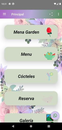 Android application Mena Garden screenshort