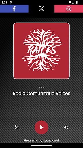 Android application Radio Comunitaria Raices screenshort