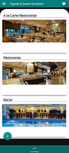 Android application CRYSTAL HOTELS screenshort