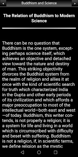 Buddhism and Science Screen 3