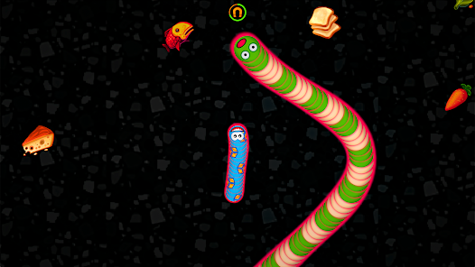 Worms Zone.io mod apk Gallery 4