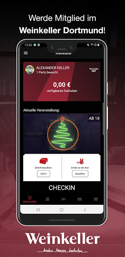 Android application Weinkeller Dortmund screenshort