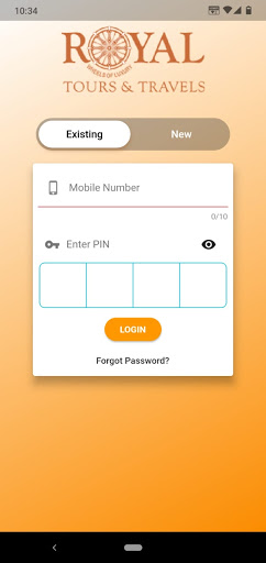 Android application Royal Chauffeurs screenshort