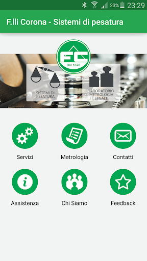 Android application F.lli Corona - Pesatura screenshort