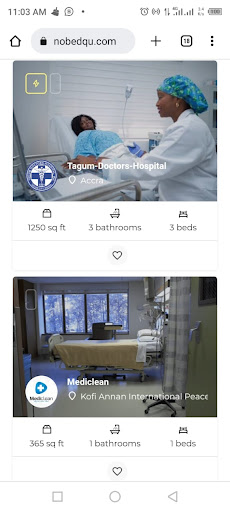 Android application nobedqu app screenshort