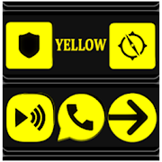 Yellow and Black Icon Pack ✨Free✨