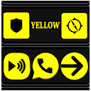 Yellow and Black Icon Pack APK
