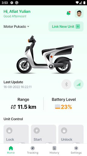Gtrack eBike Screen 2