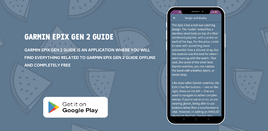 Garmin Epix Gen 2 Guide