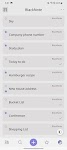 screenshot of BlackNote: Dark Notes, Notepad
