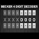 Becker 4Digit Radio Code