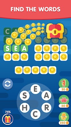 Word Search Sea: Word Puzzleのおすすめ画像1