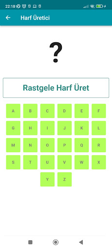 Rastgele Harf Üret Screen 3