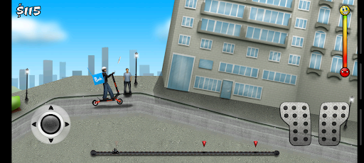 Android application Pizza Bike Delivery Boy screenshort