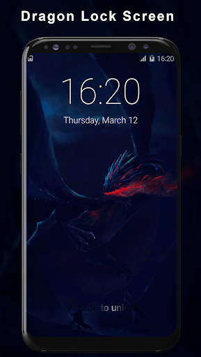 Android application Dragon Pattern Lock Screen screenshort