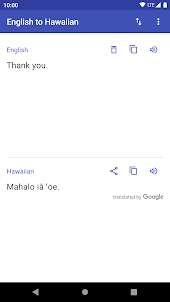 Hawaiian to English Translator