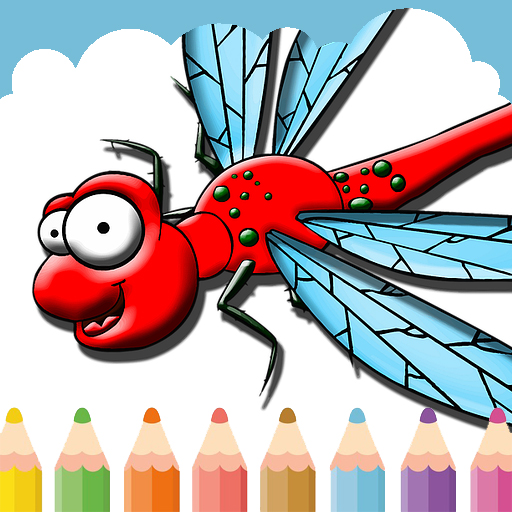 Dragonfly Coloring Book विंडोज़ पर डाउनलोड करें